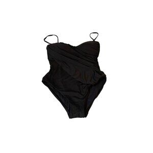 LA BLANCA Womens Size 6 One-Piece Swimsuit Black RN 52419